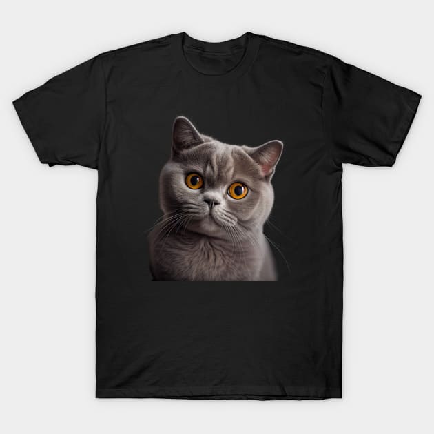 British Shorthair Cat - A Sweet Gift Idea For All Cat Lovers And Cat Moms T-Shirt by PD-Store